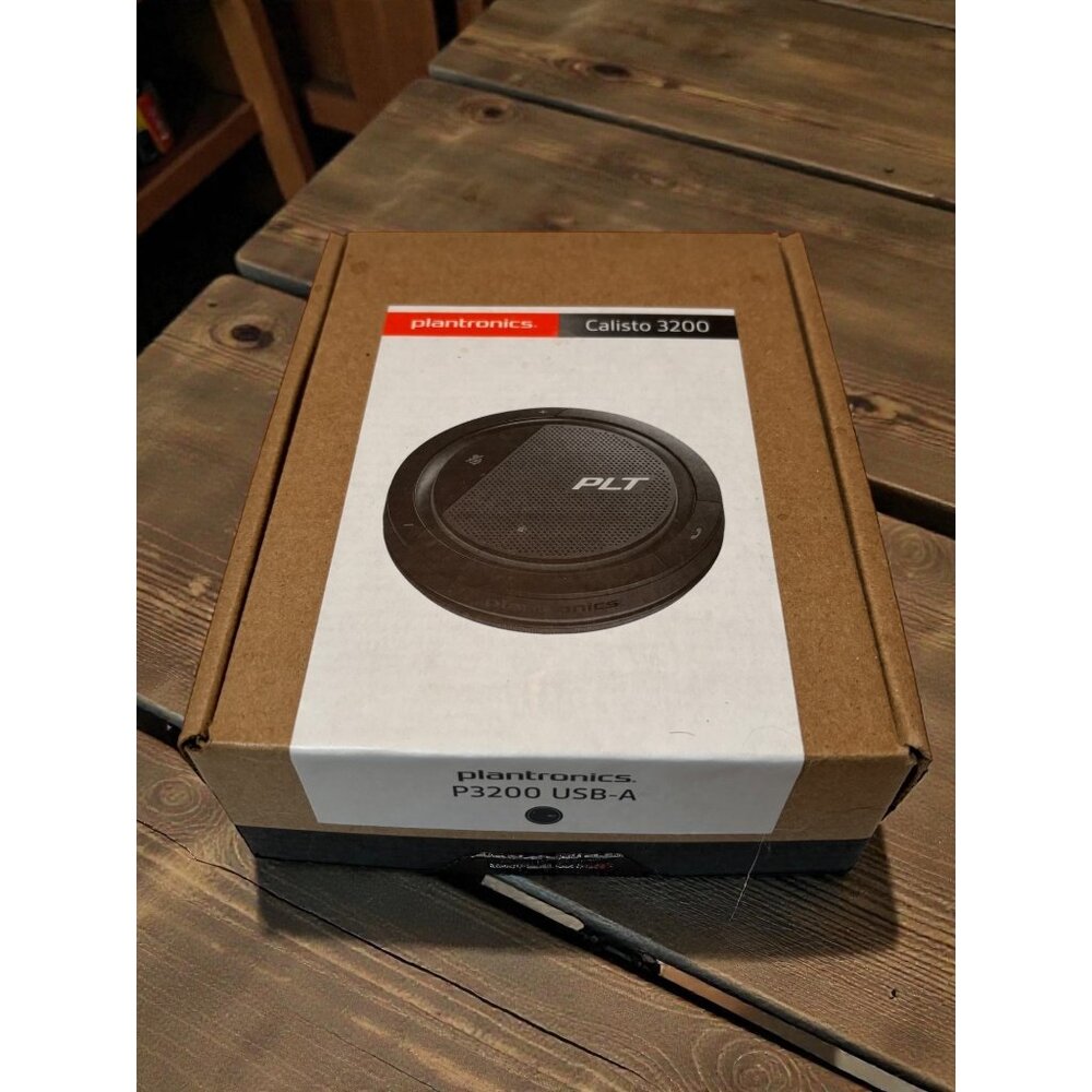 Plantronics Calisto 3200 USB-A Speakerphone With Carrying Case & User Manuals Fo